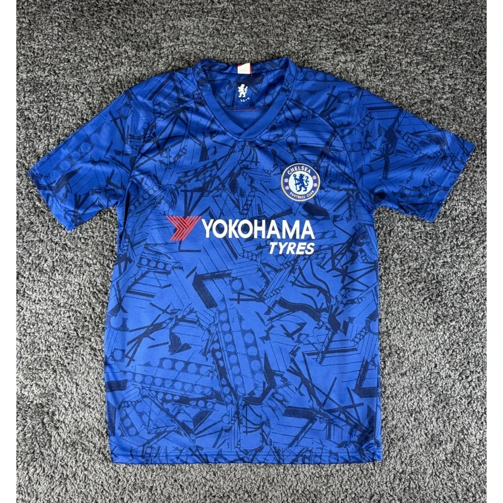 Chelsea FC 2019-20 Pulisic 22 Home Jersey Blue Soccer Shirt Mens Medium